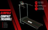 GYMFORM Cinta de correr plegable Slimfold, cinta de andar eléctrica, cinta para correr en el hogar, apto para todas las edades. Pantalla LCD, 3 niveles de intensidad y velocidad con soporte pata tablet o movil - details 1