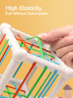 Juguetes Educativos Para Niños 7Pcs En Forma De Cubo Juego De Aprendizaje De Encaje Y Pila Juego De Desarrollo Infantil - details 9