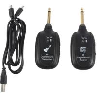 Sistema Inalámbrico Para Guitarra A8 Transmisor Receptor Recargable Integrado Accesorio De Guitarra Sin Cable - details 5