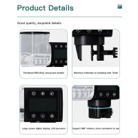 Alimentador De Acuario Inteligente Automático Con Control Remoto Wifi Digital Tiempo Para Tanque De Peces Material Plástico Capacidad 500ml - details 13