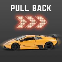 Modelo De Coche Dieciséisésimo Escala Lamborghini Murcielago Para Niños Juguetes De Colección Metal Sin Batería Regalo De Cumpleaños Para Boys - details 7