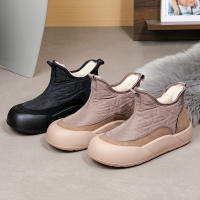 Botas De Invierno Para Mujer Con Forro De Poliéster No Escurridizas Y Suela Gruesa Botines Casuales De Algodón Suave Y Cómodos Para Hielo Y Nieve - details 23