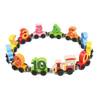 Juguete De Tren De Madera Montessori Para Niños Y niñasEducación Temprana Alfabeto Magnético Conjunto De Tren De Números Para Bebés Juegos De Matemáticas - details 7