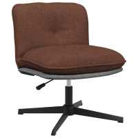vidaXL Silla de oficina giratoria de tela en color Marrón/Gris oscuro/Taupé y más | cómodas modernas ergonómicas para comedor cocina salón hogar - details 0