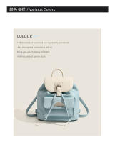 Bolso pequeño azul y blanco nuevo 2023 para salir, linda mochila con diseño de perro canela para mujer, mochila pequeña de moda versátil de verano - details 3