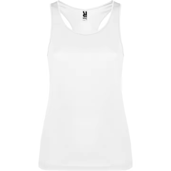 Camiseta técnica de tirantes para mujer Roly - Shura transpirable, entallada, espalda nadadora - 1