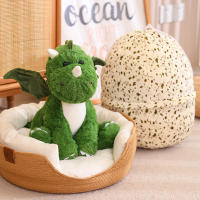 Juguete De Peluche 2 En 1 Dinosaurio Y Huevo Suave E Imaginativo Para Juegos Regalo Para Edades 3-6 Adecuado Para Fiestas Material De Algodón Relleno De Poliéster - details 2