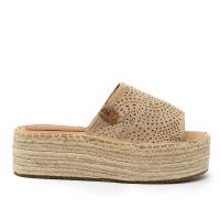 REFRESH 172461 05 Alpargatas de mujer 35843 25V PALA ANTELINA PLATAFORMA YUTE BEIG - details 3
