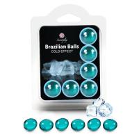 Brazilian Balls Efecto Frío Pack De 2 o 6 Unidades Bolas Brasileñas Secret Play Cold Effect Iceberg Intense Polar Cold Ideales Para Masajes Y Preliminares Aptas Para Sexo Anal Y Vaginal No Compatibles Con Preservativos De Látex Base De Aceite - details 1