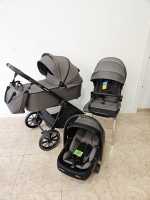 Cochecito 3 en 1 Modena Kikkaboo con capazo, silla de auto y silla de paseo - details 4