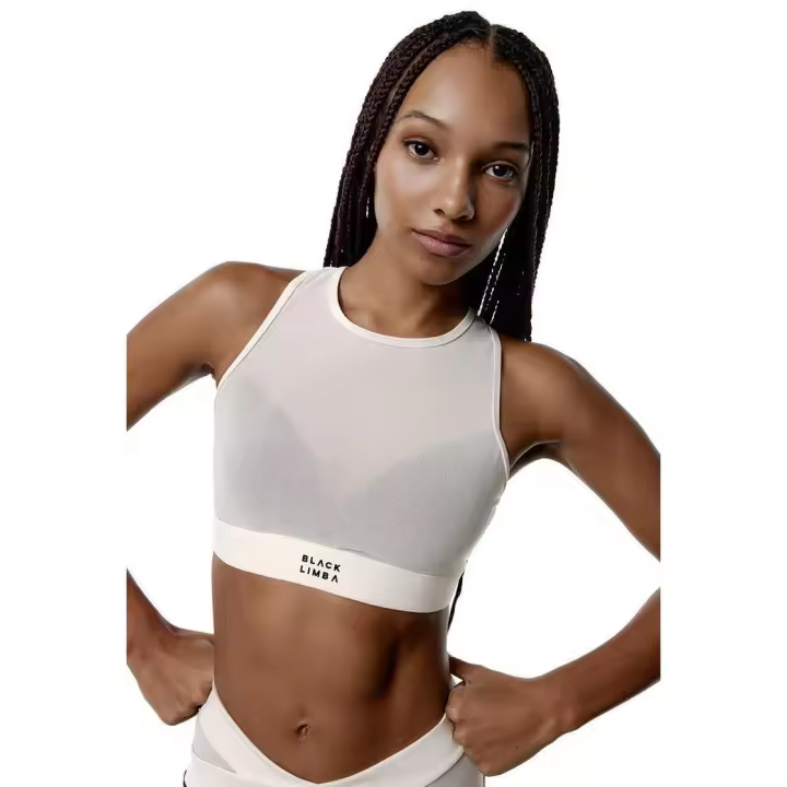 Black Limba Top deportivo sujeción alta Evolve - Black & Cream - 1
