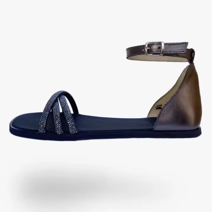 Sandalia respetuosa barefoot Nens Flexinens S 6625 PR Pearl Plomo adulto. Suela fina de un grosor entre 3mm y 5mm. Tendrás un contacto prácticamente directo con el suelo, recibiendo así toda la información del terreno. - 1