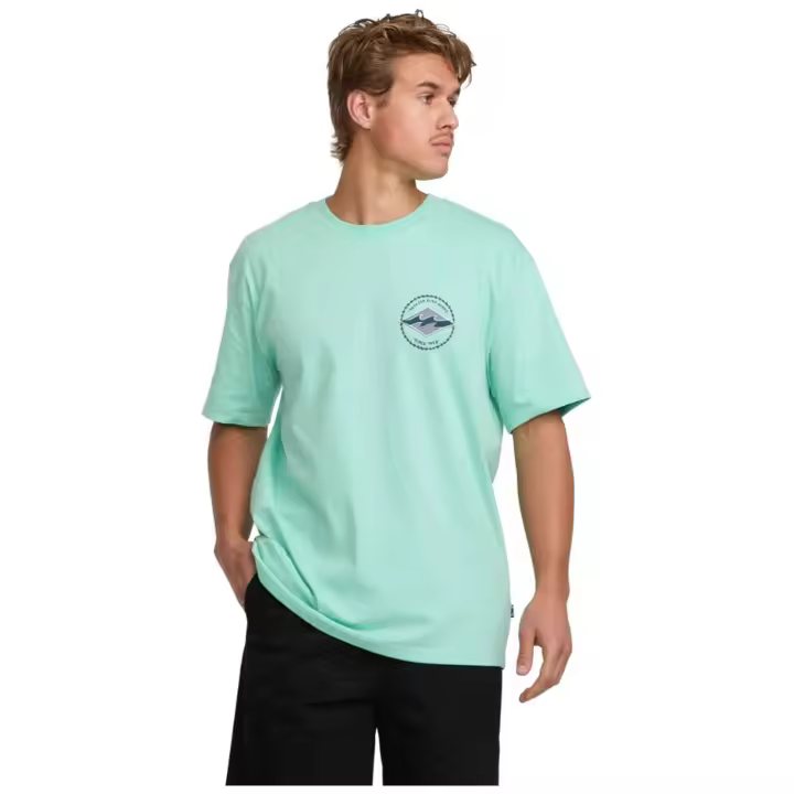 Camiseta de Manga Corta BILLABONG Rotor Diamond para hombre en color verde - 1