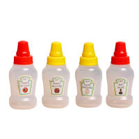 Mini Botellas De Squeeze Para Condimentos 25ml Jars Dispensadores De Miel/Ketchup/Salsa De Soja/Aderezos Para Almuerzo Recipientes Comestibles Ecológicos - details 1