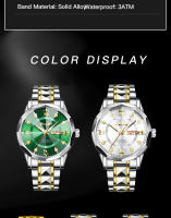 Reloj De Pulsera Cuarzo POSHI Para Hombre Resistente Al Agua Con Calendario Y Semana Luminoso Manos Dual Moda Y Casual - details 5