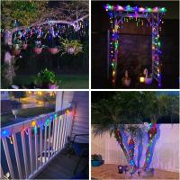 Iluminación De Jardín Exterior Decorativa Navidad IP65 8 Modos 20/50/100 LEDS Cadena Solar Luces De Fiestas Para Calle Jardín Decoración De Navidad - details 22