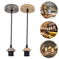 Soporte De Bombilla Vintage Edison E27 Para Luz De Techo Pendente Decoración Retro En Casa Fuente De Energía AC 220V - details 0