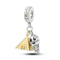 Colgante De Torre De Viaje Con Encanto De Gato Para Mujer Joyería Original De Pulsera Y Collar Plata Esmaltada 100% 2023 - details 135
