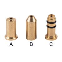Adaptador De Gas Butano Reutilizable De Cobre Para Linterna Dupont Ligne 2/Gatsby Con Cabeza Inflable Nozzle De Latón Universal Para Rellenar El Gas - details 2