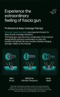 Masajeador Eléctrico De Fascia Phoenix A2 Para Relajación Muscular Con Pantalla LCD Tissue De Masaje Profundo Para Cuerpo Y Cuello - details 9