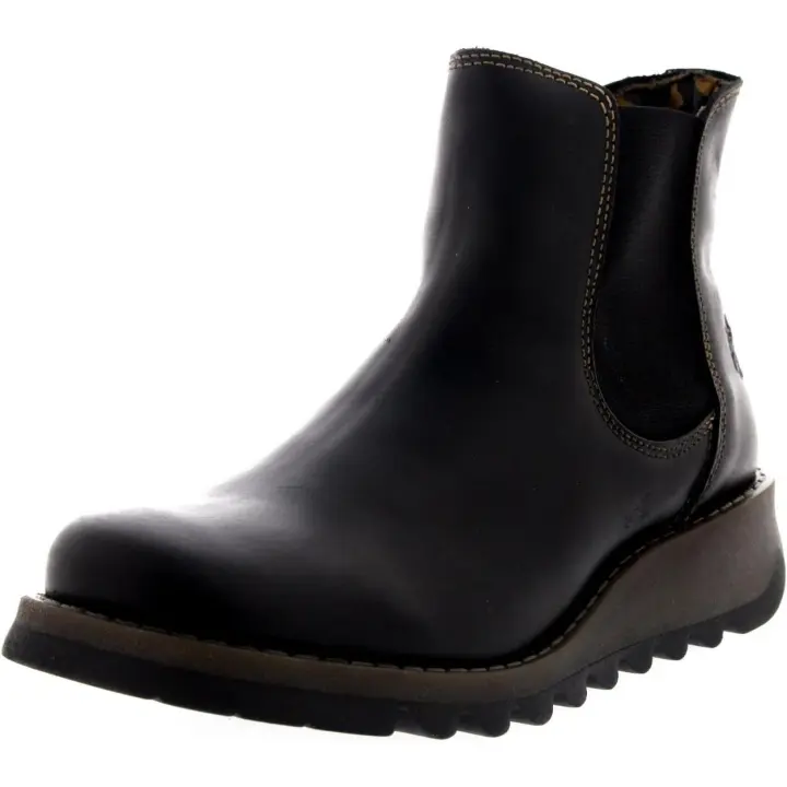 Botas Chelsea para Mujer,  Fly London Salv,  Black, 39 EU - 1