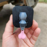 Cubierta De Sillín Divertida Para Remolques Con Pequeñas Tornillos Cubierta De Gancho Para Remolques Novedosa Para Receptores Cuadrados - details 2