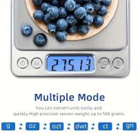 Báscula De Cocina Digital Precisa 3Kg/500G 0.01g Para Alimentos Dieta Joyería Medición LCD Equilibrio Postal - details 5
