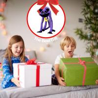 Peluche 15 IN Smiling Critters - Gato Morado y Perro Amarillo - Catnap Peluches - details 3