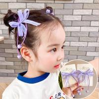 2PCS Accesorios Para El Cabello De Niñas Lindos Y Elásticos Serie Cartoon Nueva Headwear Infantil Princesa Para Niñas - details 5