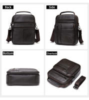 Bolso De Hombro Para Hombre WESTAL De Cuero Genuino Bolsa Mensajera Cruzada Para Tableta De 7.9 Pulgadas Y Móvil Bolsillo De Correa Estilo Vintage - details 19