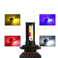 Bombilla LED De Faro De Coche 60W 4 Colores H4 H7 H8 H9 H11 9005 9006 Luz De Niebla Intermitente Universal Para Todas Las Marcas De Coches - details 2