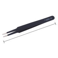 Set De 6 Pinzas De Precisión ESD Antiestática De Acero Inoxidable Herramienta Industrial Para Mantenimiento Curvas Y Rectas - details 8