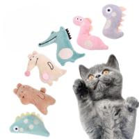 Juguete Interactivo Para Gatos De Peluche Cartoon Mordedor Para Muelas Juguete Divertido Para Mascotas Material PP Algodón - details 11