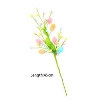 1PC Decoración De Pascua Huevo De Pascua Conrama Y Rama De Flores Colorida Esponja Para Arreglo Floral DIY Para Fiesta De Pascua Decoración De Casa Primavera - details 4