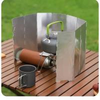Escudo De Viento Para Estufa De Aluminio Con Bolsa De Cuerda Ajustable Para Camping Y Estufa Butano 8/10/12 Discos - details 4