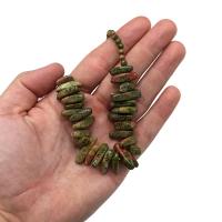Viva Esencia – Collar largo con cuentas irregulares de Ágata Musgo natural | Hecho a mano | Conexión espiritual y equilibrio interior | Joya energética para meditación, rituales y estilo consciente | 100 % artesanal y único - details 1