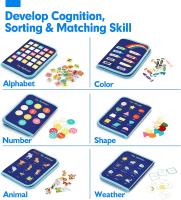 Libro De Actividades Montessori Para Bebés Juguetes Educativos Portátiles Fomentan Los Habilidades De Mano-Eje Para Niños De 3-6 Años - details 19