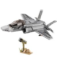 Bloques De Construcción Militar F35 Lightning II Avión Juguetes Para Niños Modelos Para Niños De 3 a 12+ Años Regalos - details 0