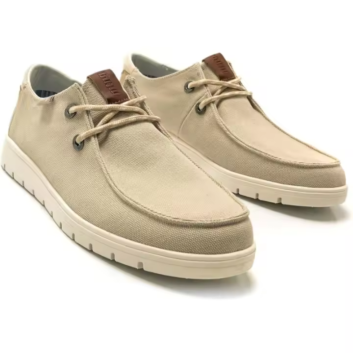 Mustang - Zapato Denver para Hombre - Estilo Naútico - Color Arena - 1