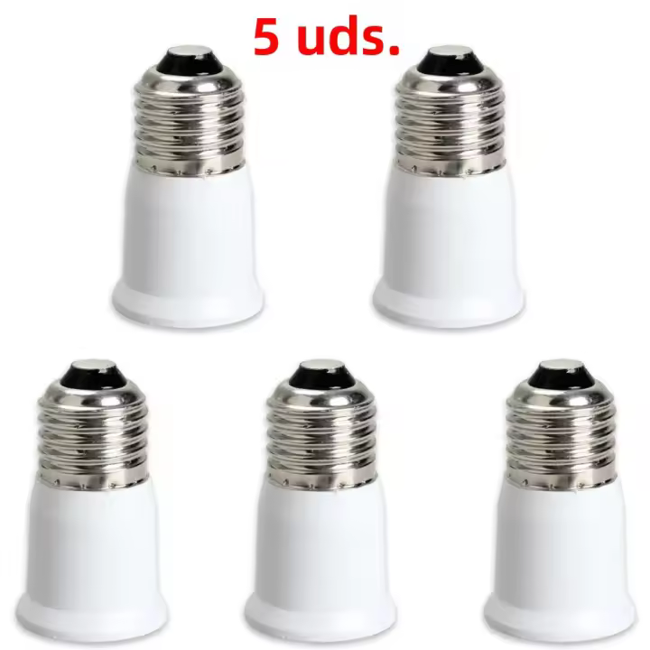 Adaptador De Bombilla LED CLF E27 a E27 Base De Extensión Convertidor De Enchufe Soporte De Lámpara Adaptador De Cable - 1