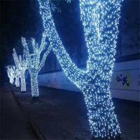 Garland De Luces De Fairy Solar LED 8 Modos Para Jardín Exterior Decoración De Navidad Boda Fiesta Lámpara De Ceniza 5/7/12/22M - details 6