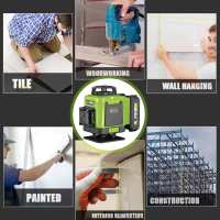 Nivel Láser Nivel Láser Profesional 16 Líneas Automático 360 ° Niveles láser autonivelantes Herramientas de niveles horizontales y verticales - details 2