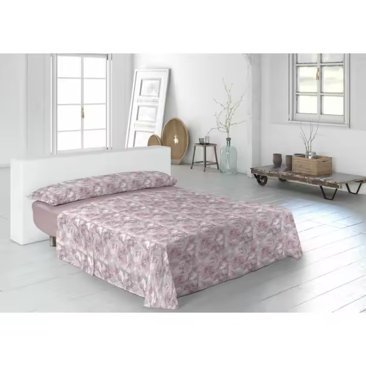 Juego de Sábanas Pierre Cardin TANIA Rosa Cama de 90 - 1