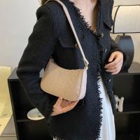 Bolso De Hombro De Color Sólido Para Mujer Y Niñas Bolso De Mano De Moda Bolsa De Armazón Bolsa De PU De Mujer - details 8