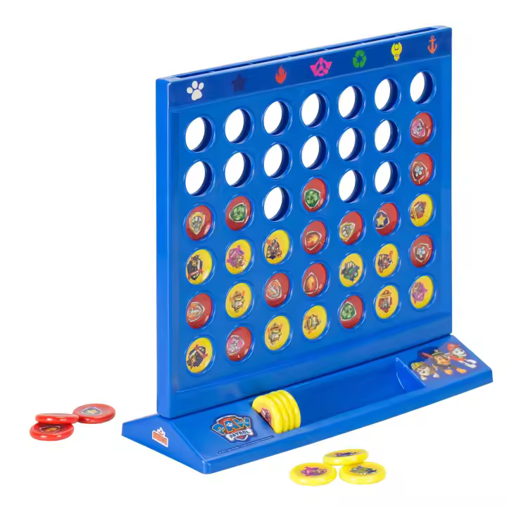 Juego 4 en línea, con diseños exclusivos de Patrulla Canina (7276) Juego infantil cuatro en raya. Juego de mesa clásico. Calidad al mejor precio. De acuerdo a la normativa CE. +3 años - 1