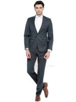 Traje De Novio Clásico Para Hombres Slim Fit Conjunto De Traje Formal De Negocios Con Chaqueta Y Pantalones 2 Piezas Para Bodas Y Compromisos - details 3