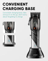 VGR002 9000RPM Máquina de Corte de Velo de Salón de Motor Magnético Inalámbrico Recargable Cortadora de Cabello Profesional para Los Hombres - details 6
