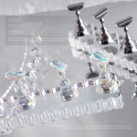 Soporte Magnético Para Uñas Falsas Aurora Base Holder Para Práctica Y Arte De Uñas Set De 5 Piezas Para Salón De Belleza Y DIY - details 5