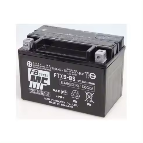 Bateria Furukawa FTX9-BS / YTX9-BS 12v 8ah, activada, lista para instalar y arrancar - 1