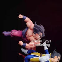 Figura De Acción Dragon Ball Z Goku Vs Vegeta 23cm PVC Coleccionable Regalo Para Fans De La Animación Japonesa Escala 1/6 - details 3